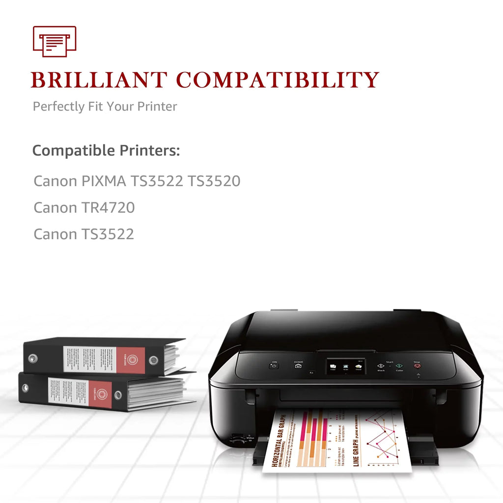 275 276 Ink Cartridges for  Ink 275 and 276 PG-275XL CL-276XL High Capacity 275XL 276XL Ink Cartridges for Pixma TS3522 TR4720 TS3520 TS3500 TR4722 TR4700 Printer (2 Black, 1 Color)