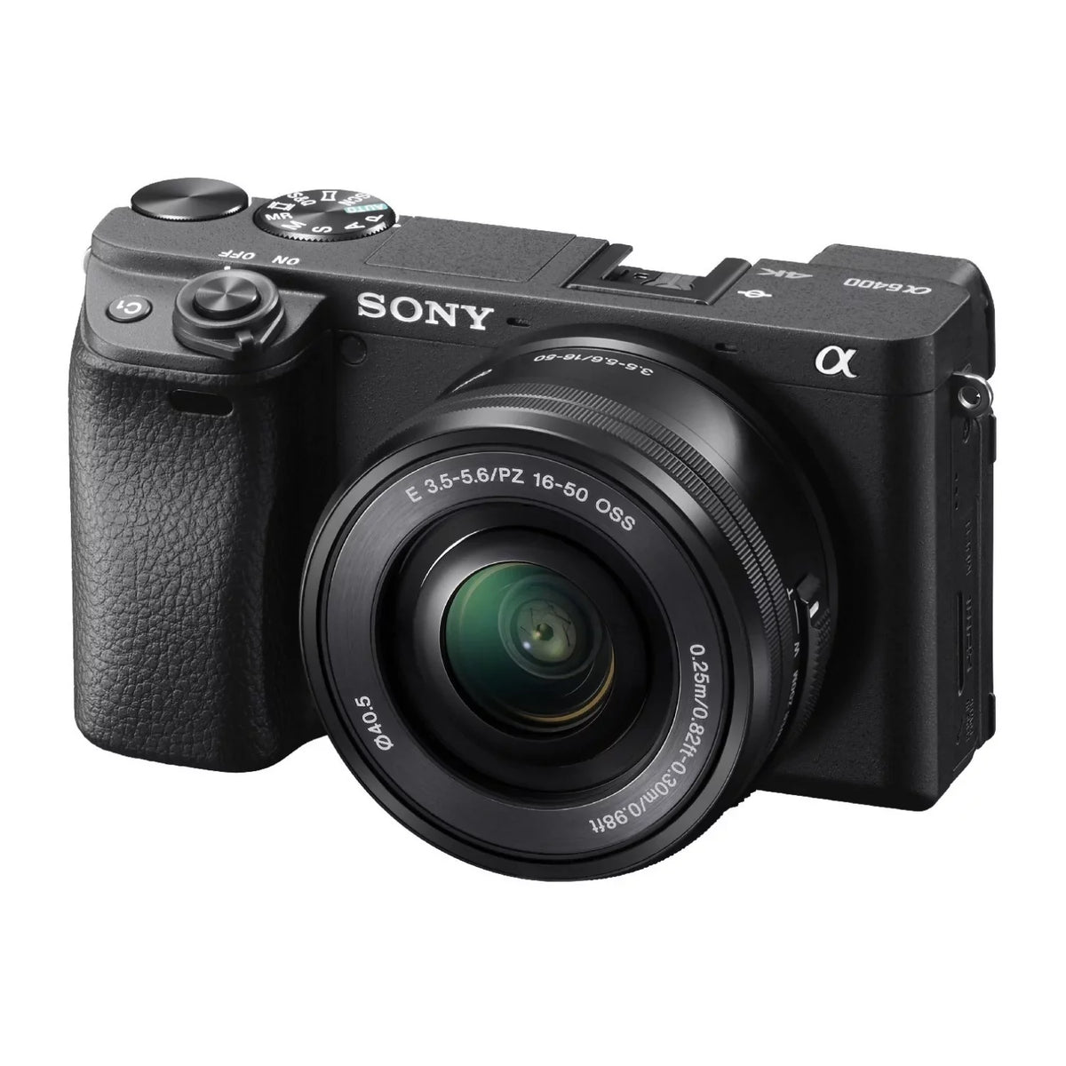 ILCE6400L/B Mirrorless Digital Camera with 16-50mm (Black) Holiday Bundle