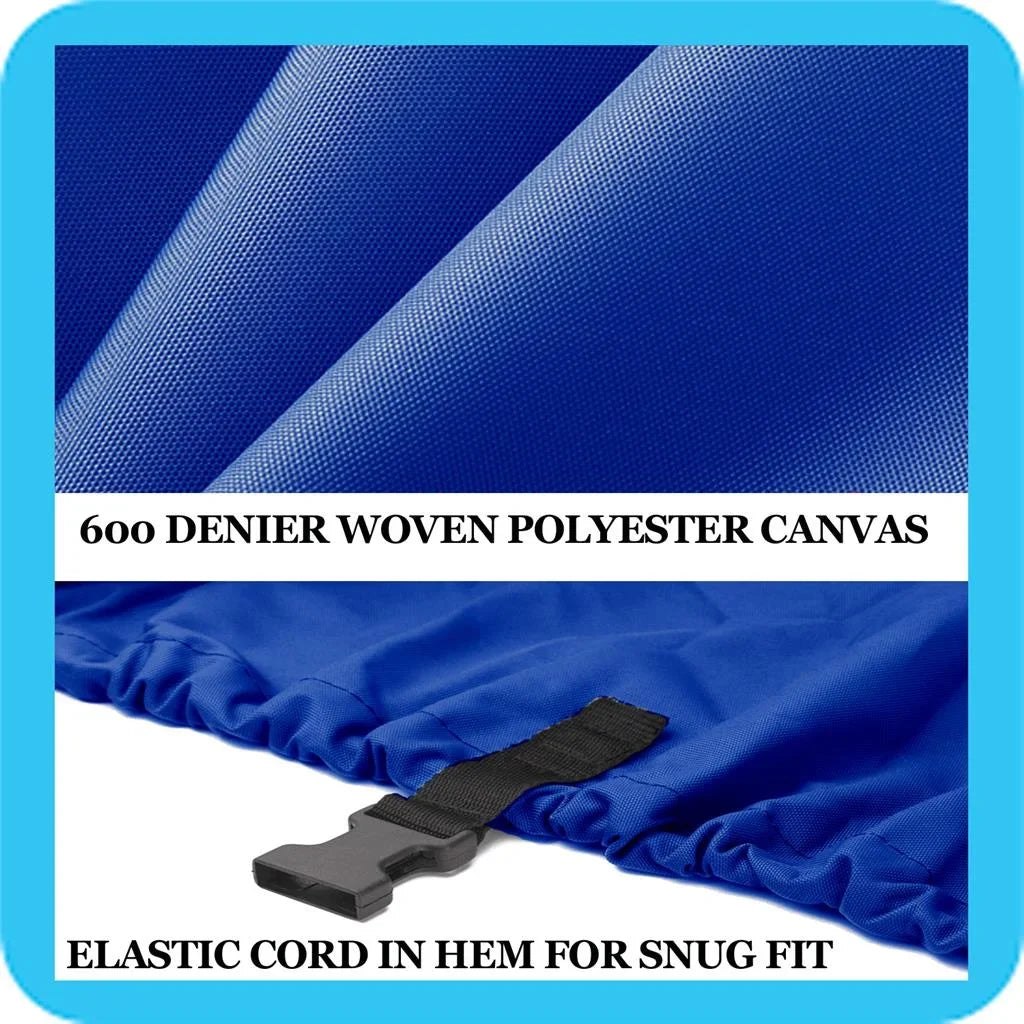 BLUE, GREAT QUALITY BOAT COVER Compatible for BAYLINER CAPRI 2050 CX BOWRIDER I/O 1998 1999 2000