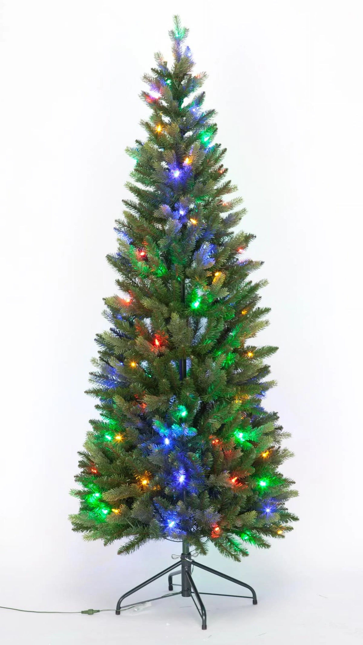 Holiday Peak 6-Foot Pre-Lit Fraiser-Like Christmas Tree, Color Changing Multi Colored and White LED Lights