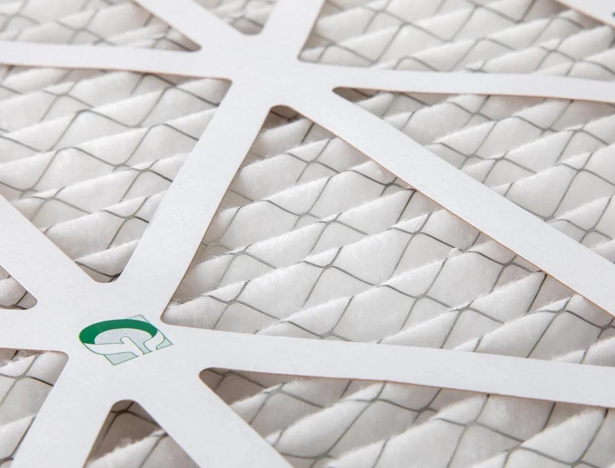 12x20x1 MERV 10 Pleated AC Furnace Air Filters by Glasfloss Industries. ( 8 Pack ) Exact Size: 11-1/2 x 19-1/2 x 7/8