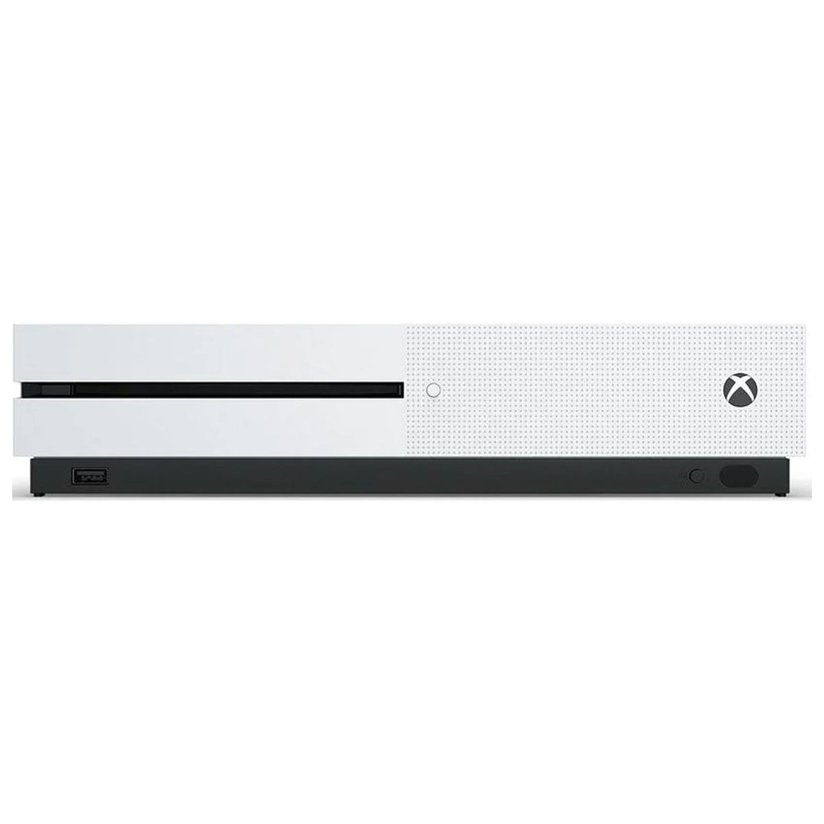Xbox One S 500GB with 2 Controller, 4K Ultra HD White with BOLT AXTION Cleaning Kit Headset Bundle Like New