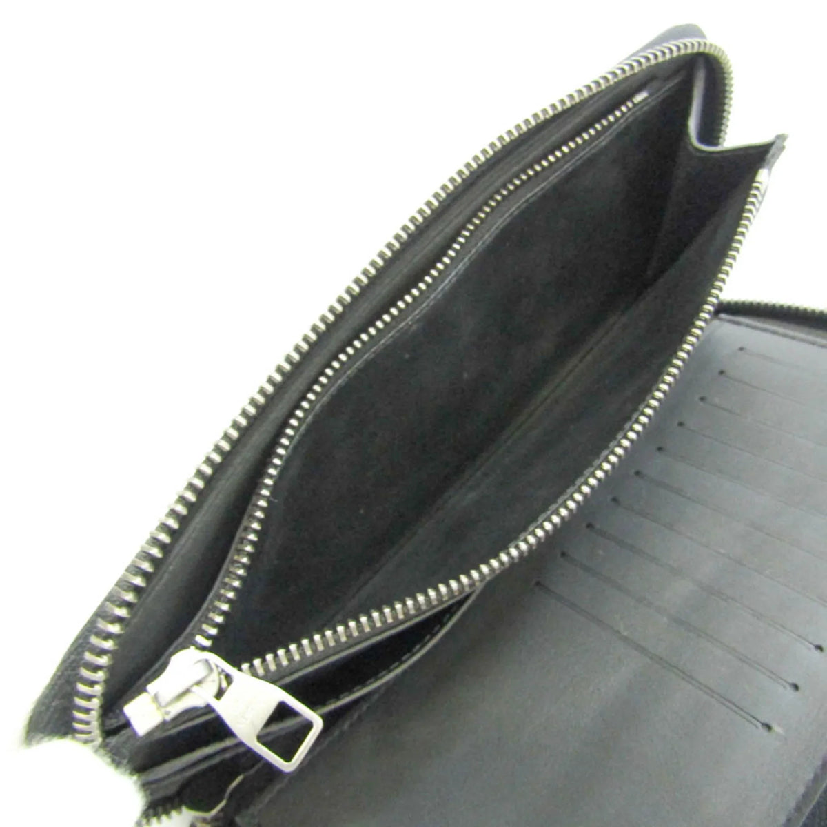 Pre-Owned Louis Vuitton Damier Infini Zippy Wallet Vertical N63548 Men's Damier Infini Long Wallet (bi-fold) Onyx (Good)