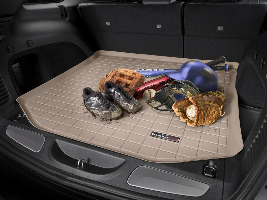 WeatherTech Cargo Trunk Liner with Bumper Protector compatible with 2019-2024 Subaru Forester - Behind 2nd Row Seating With Bumper Protector, Black
