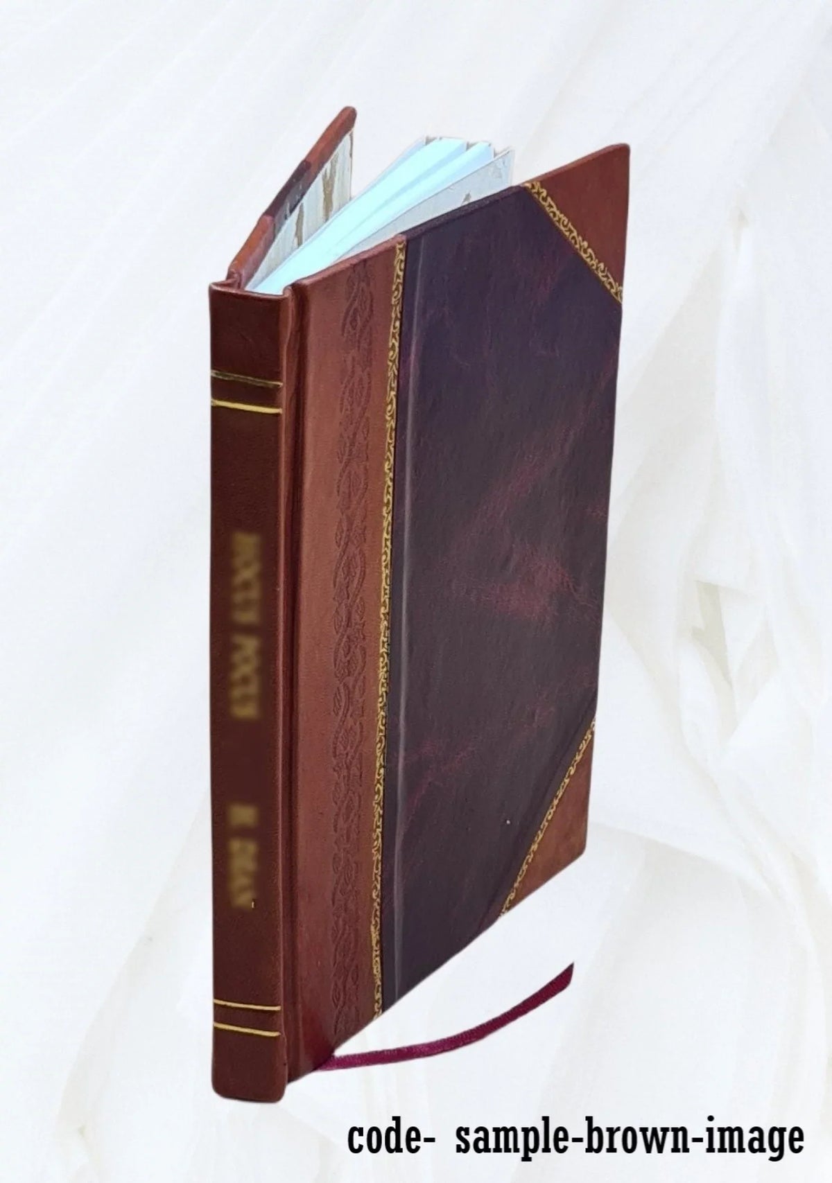 City council organization and procedures in Los Angeles County [by] Jenniellen Wesley Ferguson public administration analyst. 1955 [Leather Bound]