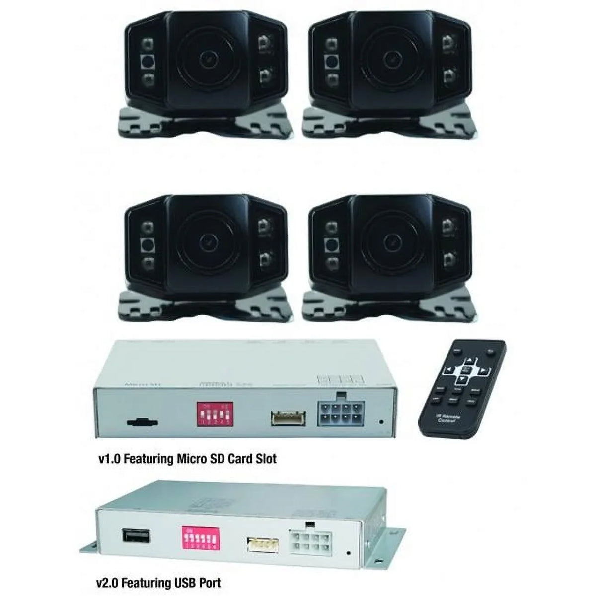 Echomaster ECMEMUBCAMKIT Universal Under Body Camera Kit with CVBS Output & DVR