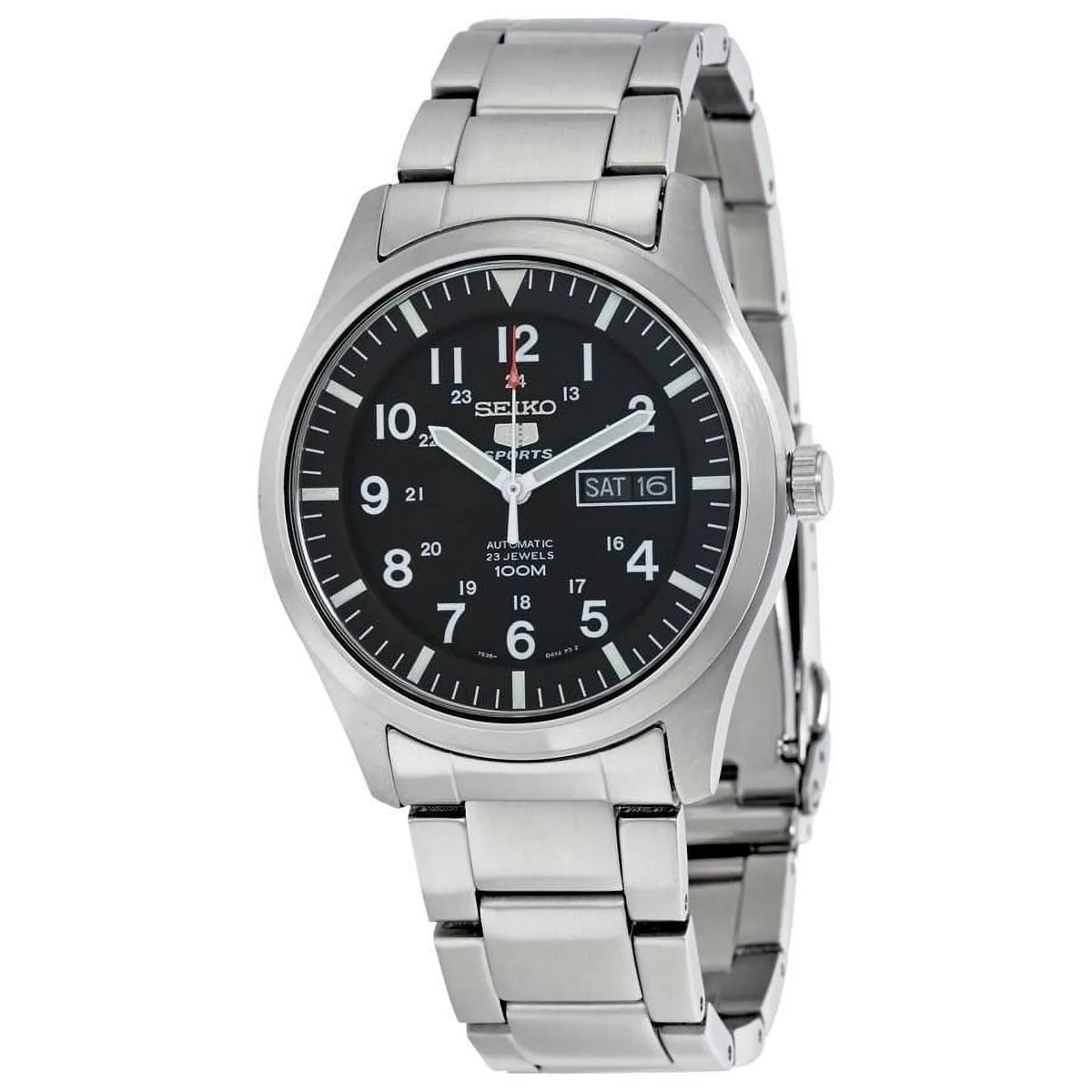 Seiko  Men's SNZG13 '5 Series' Automatic Stainless Steel Watch