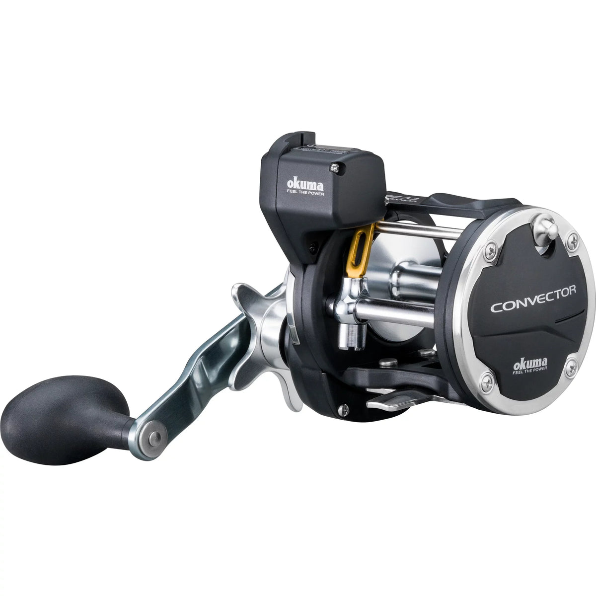 Okuma Convector Cv-354dlx Left Hand Low Profile Line Counter Fishing Reel