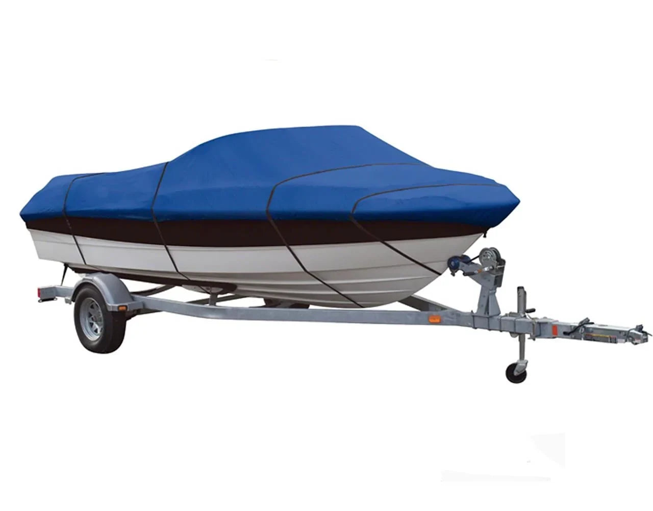 BLUE, GREAT QUALITY BOAT COVER Compatible for MARATHON 2001 EAGLE I/O ALL YEARS
