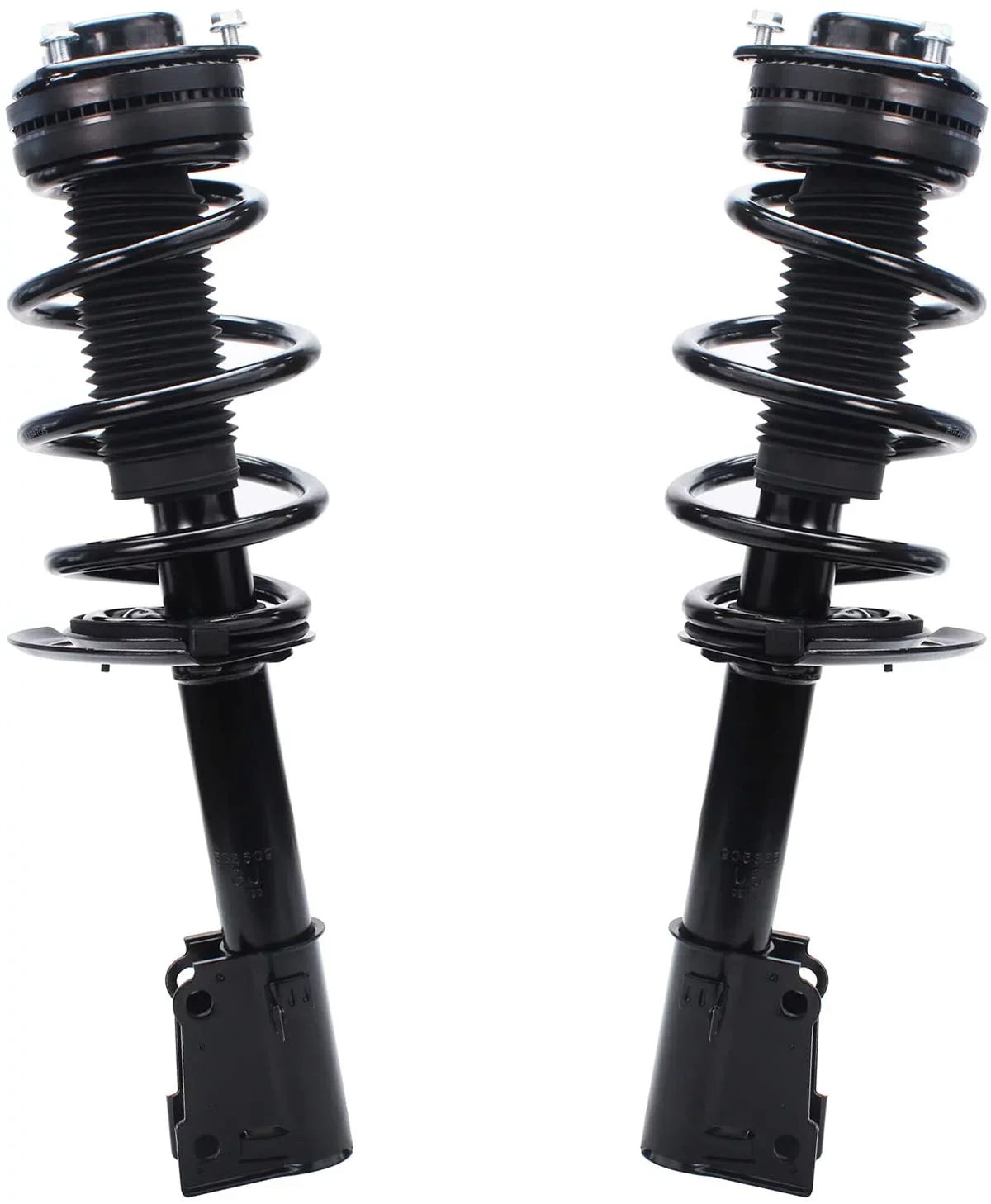 Detroit Axle - Front Struts for V6 2009-2019 Dodge Journey Complete 2 Struts w/Coil Spring 2010 2011 2012 2013 2014 2015 2016 2017 2018 Replacement Quick Install Ready Struts Assembly