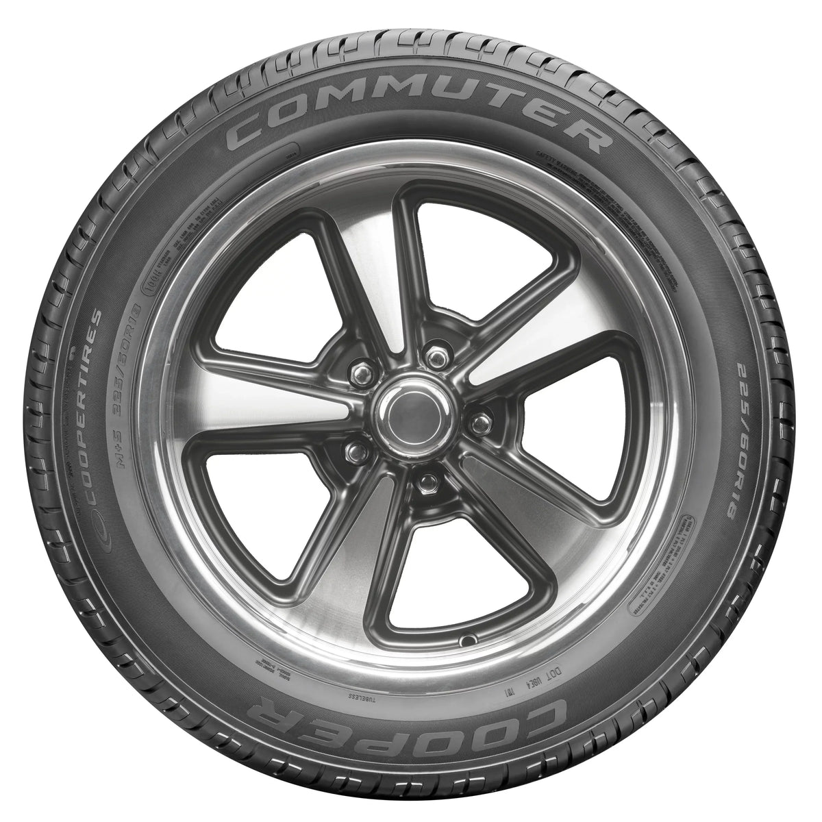 Cooper Commuter All-Season 225/60R16 98H Tire Fits: 2010 Subaru Outback 2.5i, 2005 Subaru Outback i