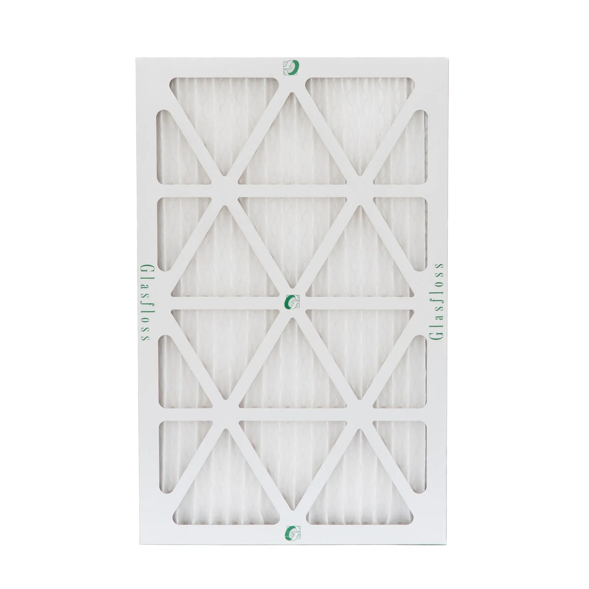 12x20x1 MERV 10 Pleated AC Furnace Air Filters by Glasfloss Industries. ( 8 Pack ) Exact Size: 11-1/2 x 19-1/2 x 7/8