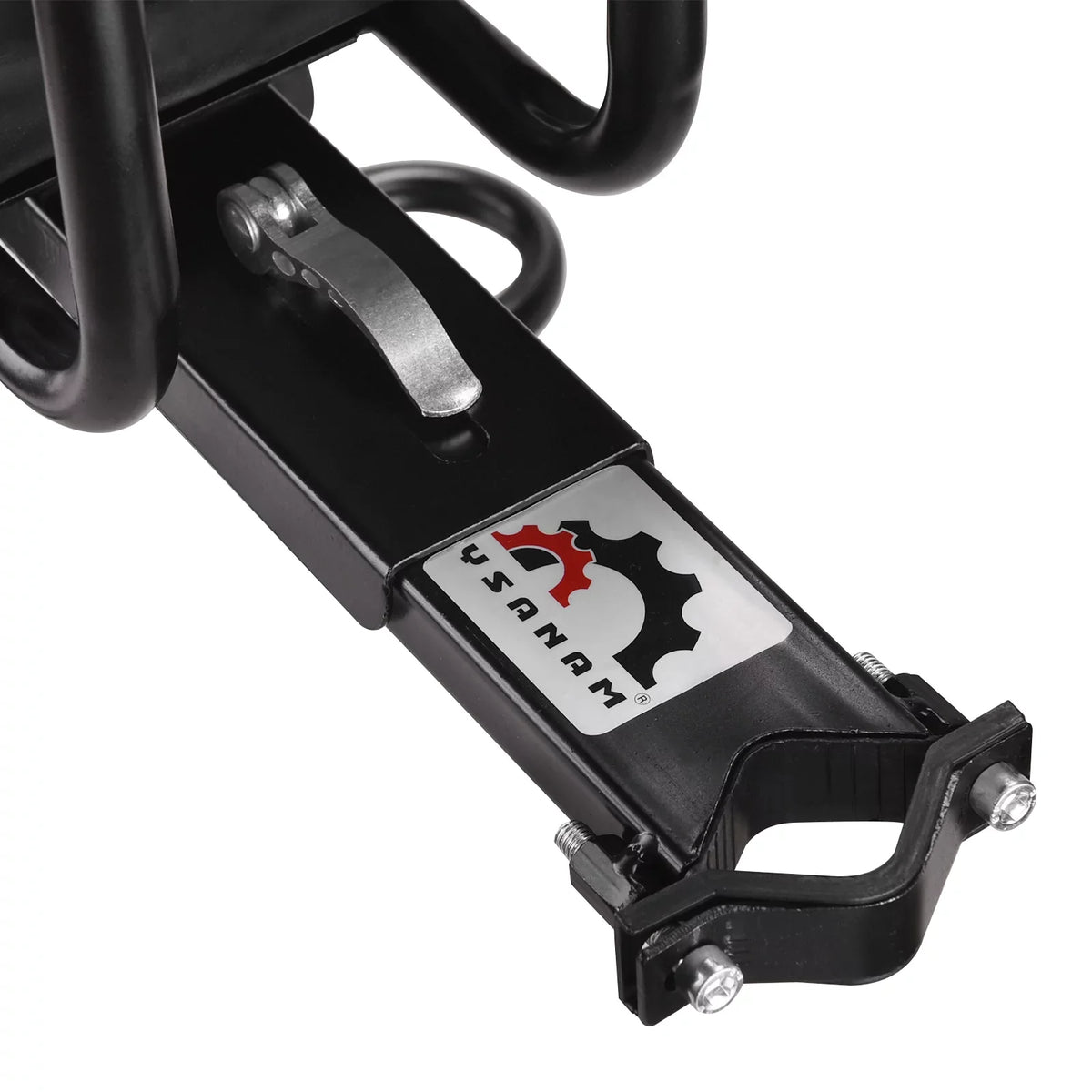 Safety Child Seat Bike Front Kids Saddle with Foot Pedals Support Back Rest Compatible with Bike Tube in Caliber 1.11.5in