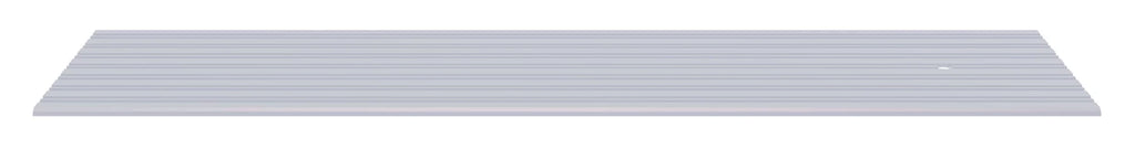 CRL 492A36 8" Aluminum Commercial Saddle Threshold - 36-1/2" Length