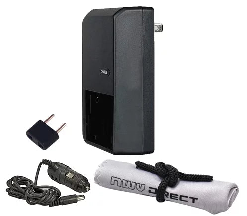 Handycam HDR-CX560V Off Camera 'Intelligent' Rapid Charger + Nwv Direct Microfiber Cleaning Cloth.