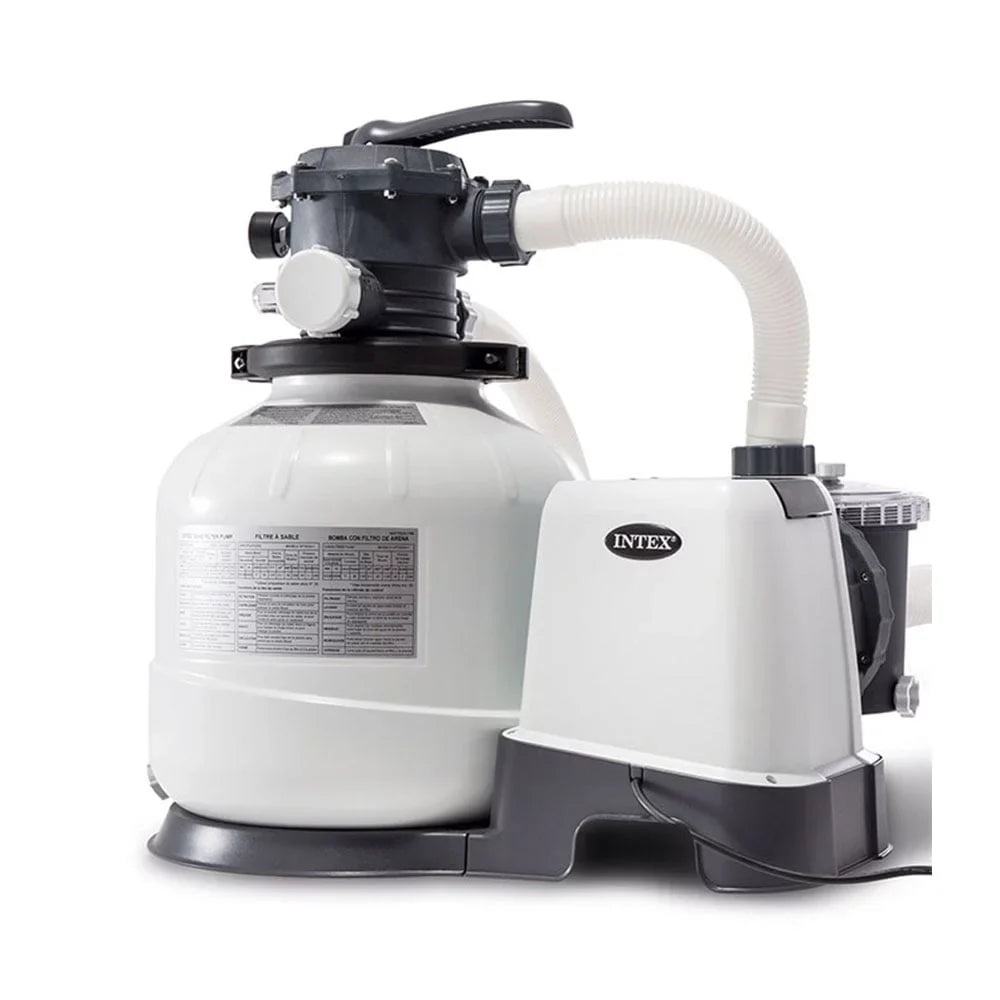 Intex 2800 GPH Sand Filter Pump w/ Automatic Timer Replacement Valves & Skimmer