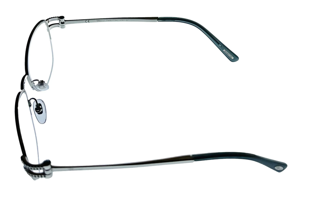 Chopard Women's Eyewear Rimless Square Silver PLatitudee Metal VCH052S 579Y 52mm