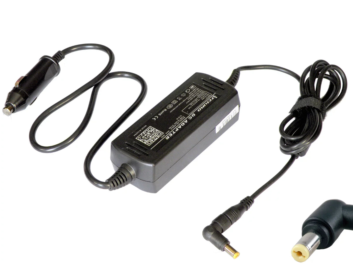 iTEKIRO Car Charger for Acer TravelMate TMP455 TMP455-M TMP455-M-5406 TMP455-M-7462 TMP645 TMP645-M TMP645-M-5609 TMP645-M-7832 TMP645-MG TMP645-MG-5409 TMP645-MG-7653 TMP645-V TMP645-V-6446